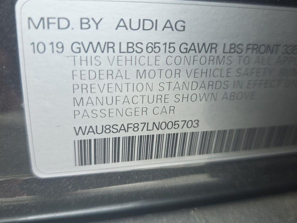  2020 Audi S8 4.0T quattro   