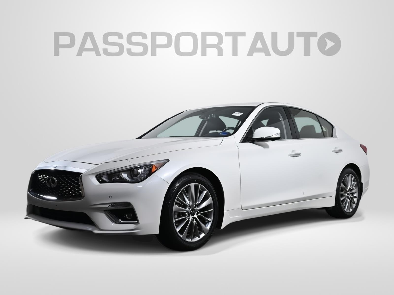 Majestic White 2024 INFINITI Q50 Sedan All-Wheel Drive Automatic