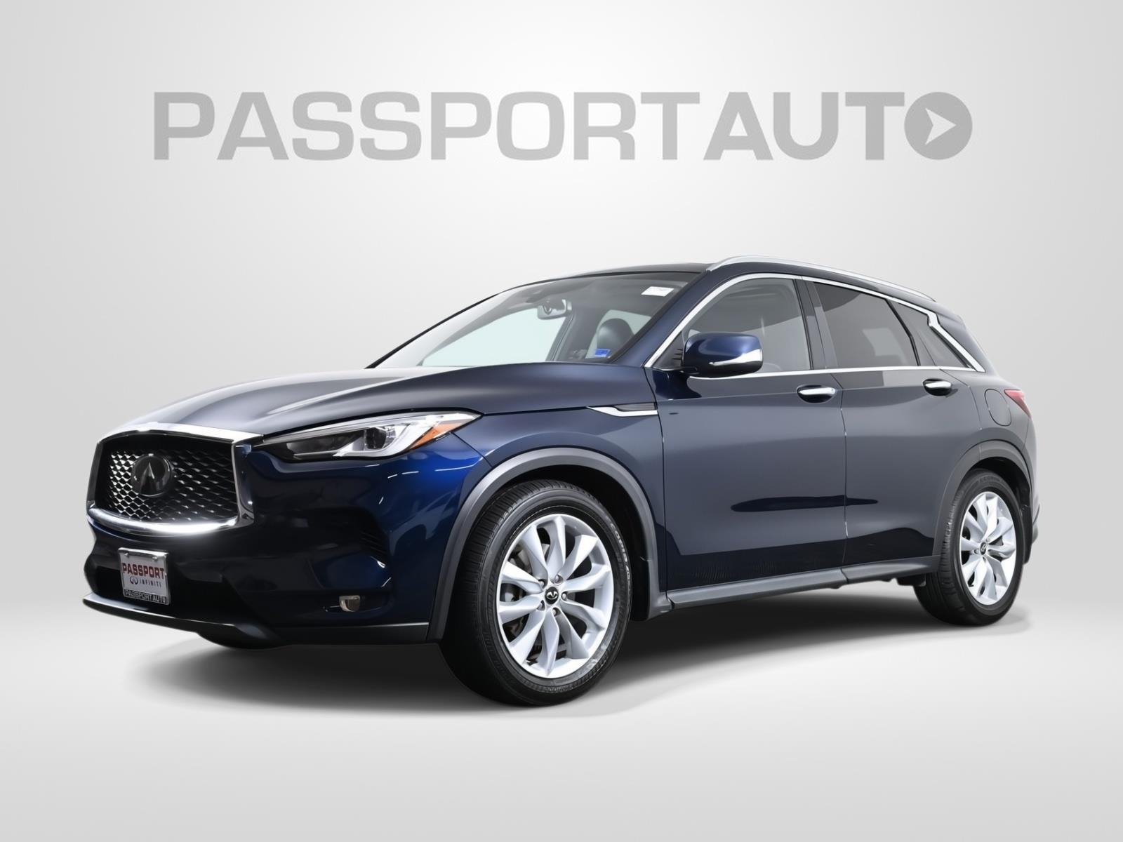 Hermosa Blue 2019 INFINITI QX50 SUV / Crossover All-Wheel Drive Continuously Variable Transmission