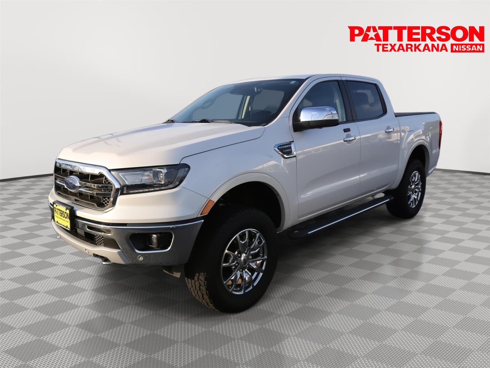 White Platinum Metallic Tri-Coat 2020 Ford Ranger Lariat SuperCrew 4WD Pickup Truck Four-Wheel Drive Automatic