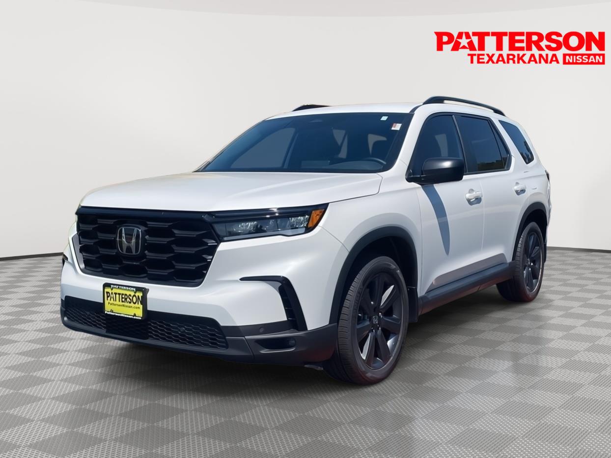 Platinum White Pearl 2024 Honda Pilot Sport FWD SUV / Crossover Front-Wheel Drive Automatic