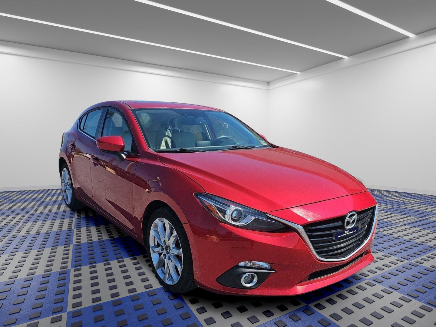 Soul Red Metallic 2015 Mazda MAZDA3 Hatchback Front-Wheel Drive Manual