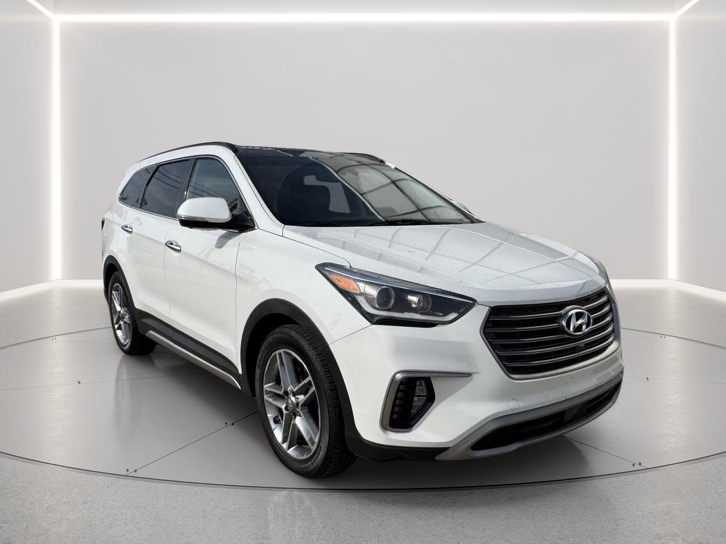 Monaco White 2019 Hyundai Santa Fe XL SUV / Crossover All-Wheel Drive Automatic