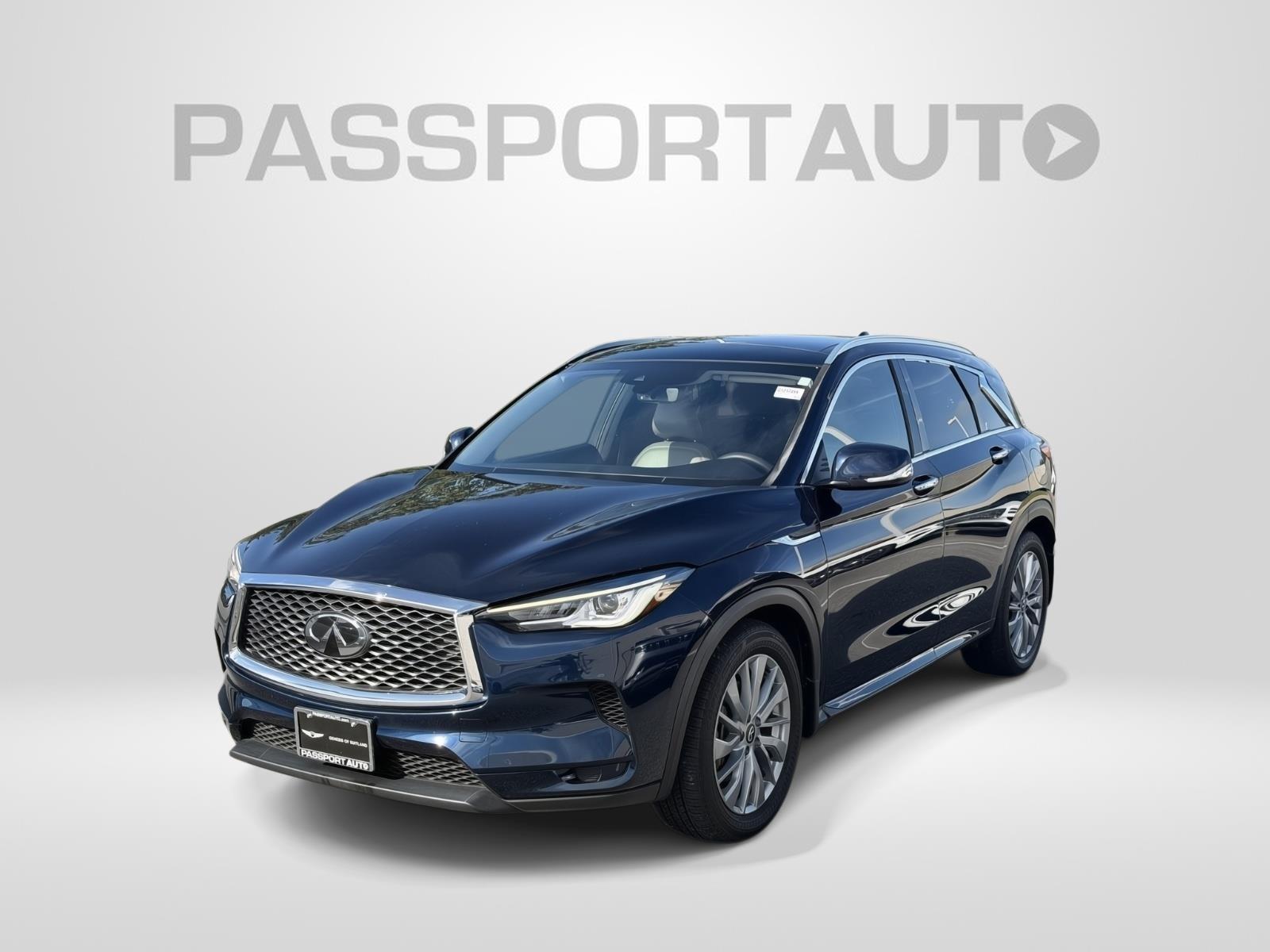 Hermosa Blue 2023 INFINITI QX50 SUV / Crossover All-Wheel Drive Continuously Variable Transmission