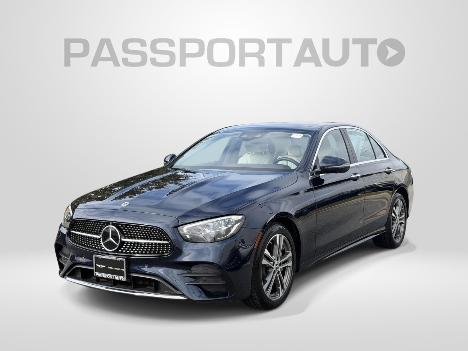 Nautical Blue Metallic 2022 Mercedes-Benz E-Class Sedan All-Wheel Drive Automatic