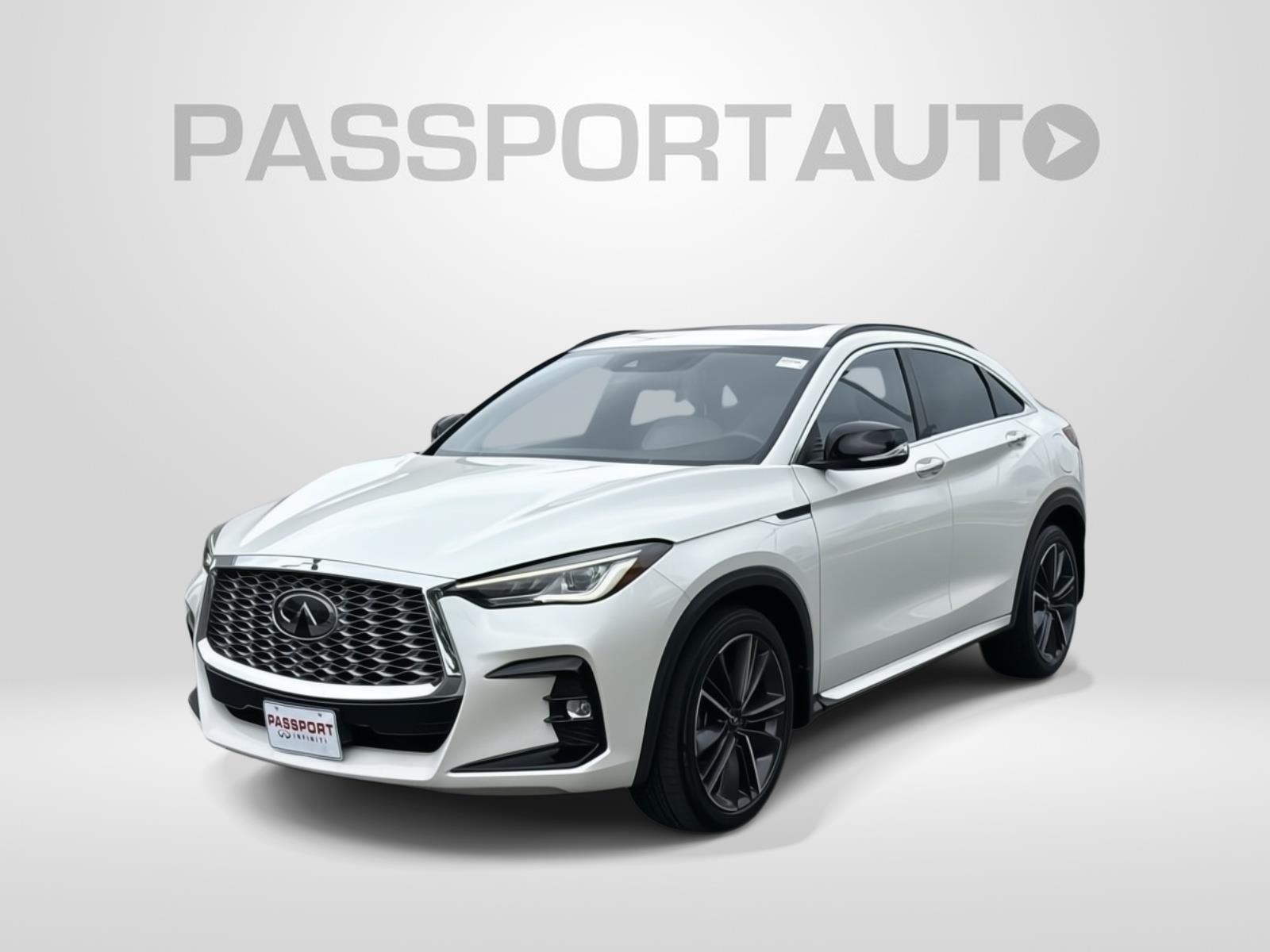 Majestic White 2023 INFINITI QX55 SUV / Crossover All-Wheel Drive Continuously Variable Transmission