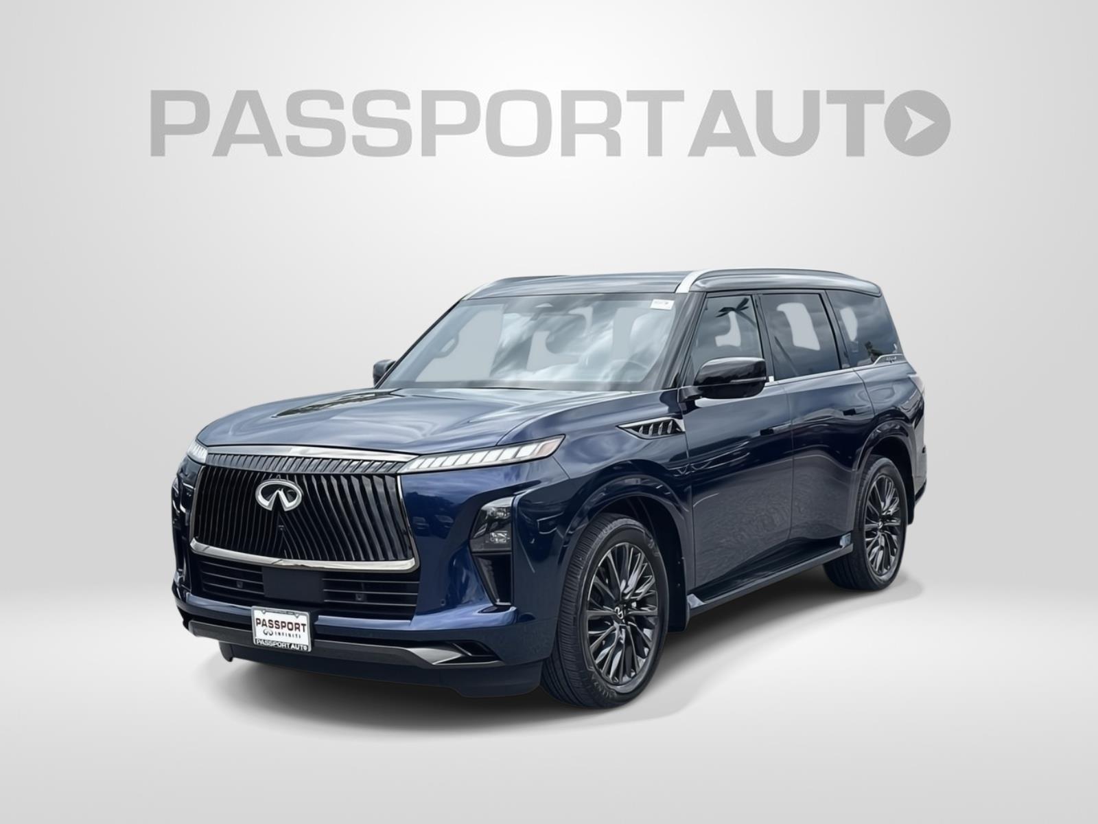 Grand Blue/Black Obsidian 2025 INFINITI QX80 SUV / Crossover All-Wheel Drive 9-Speed Automatic