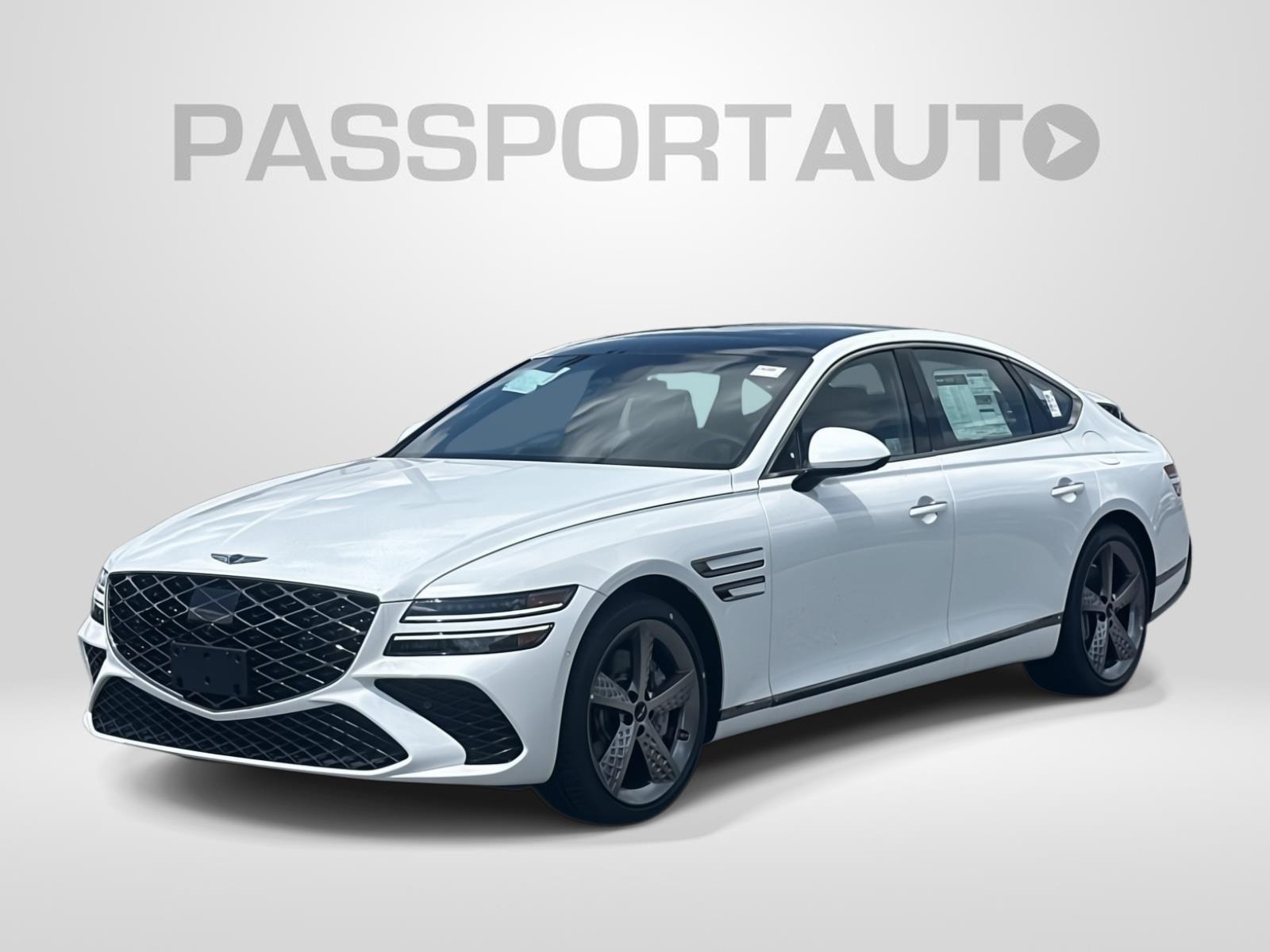 Uyuni White 2027 Genesis G80 Sedan All-Wheel Drive Automatic