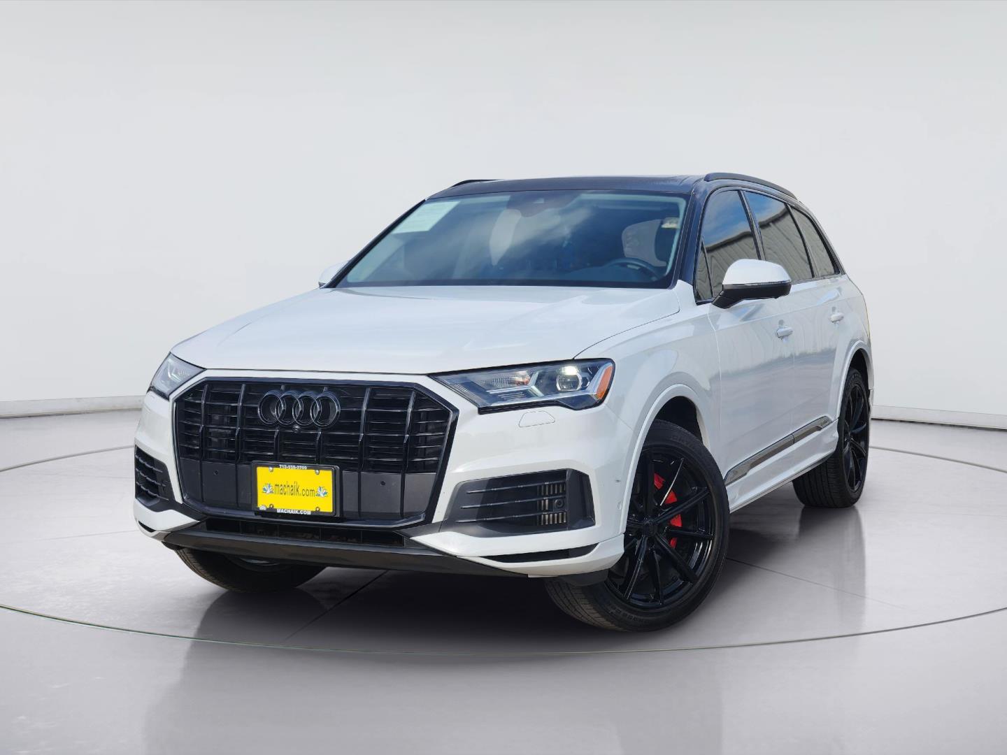 Glacier White Metallic 2020 Audi Q7 SUV / Crossover All-Wheel Drive Automatic