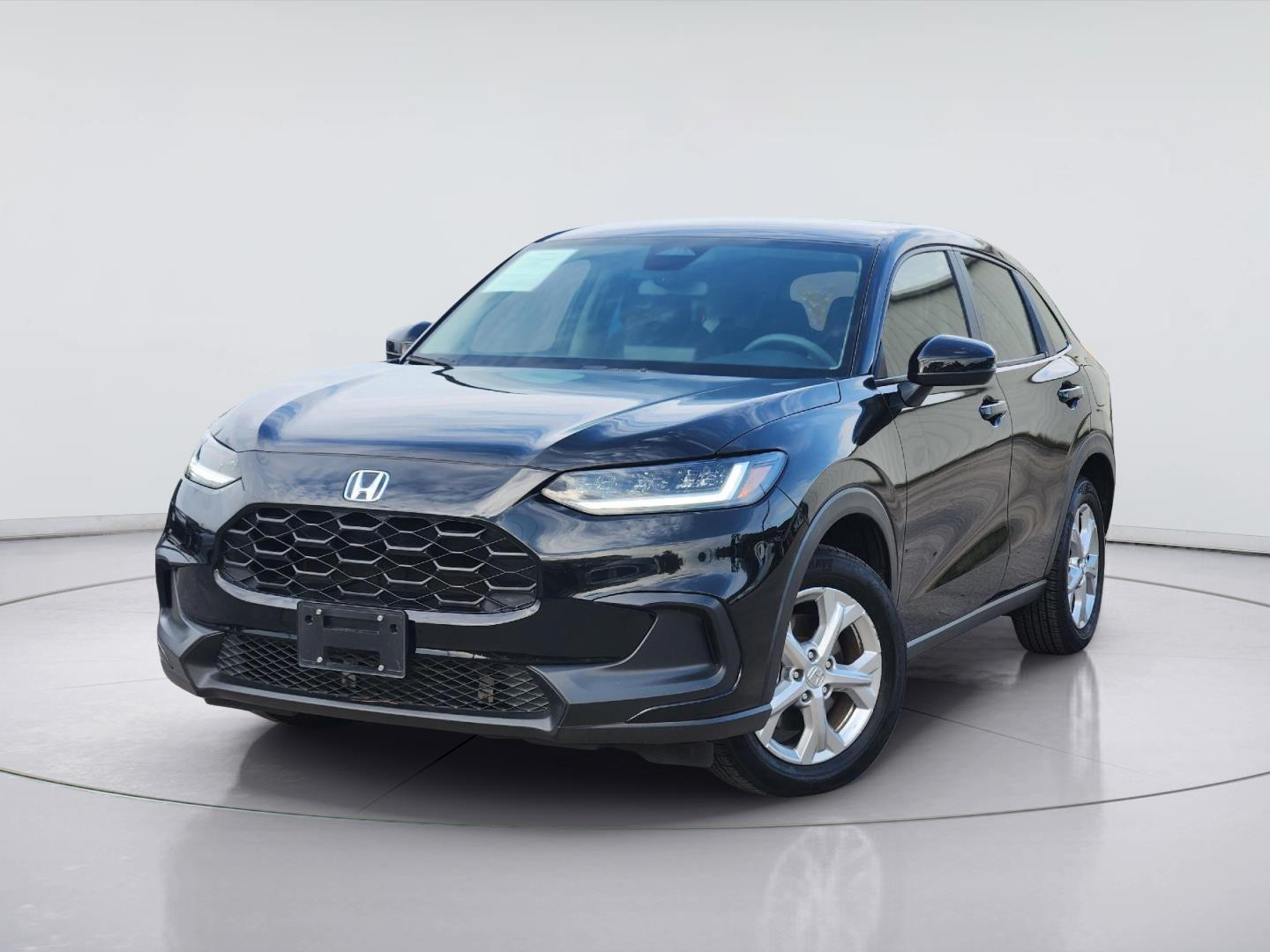 Crystal Black Pearl 2023 Honda HR-V SUV / Crossover Front-Wheel Drive Continuously Variable Transmission