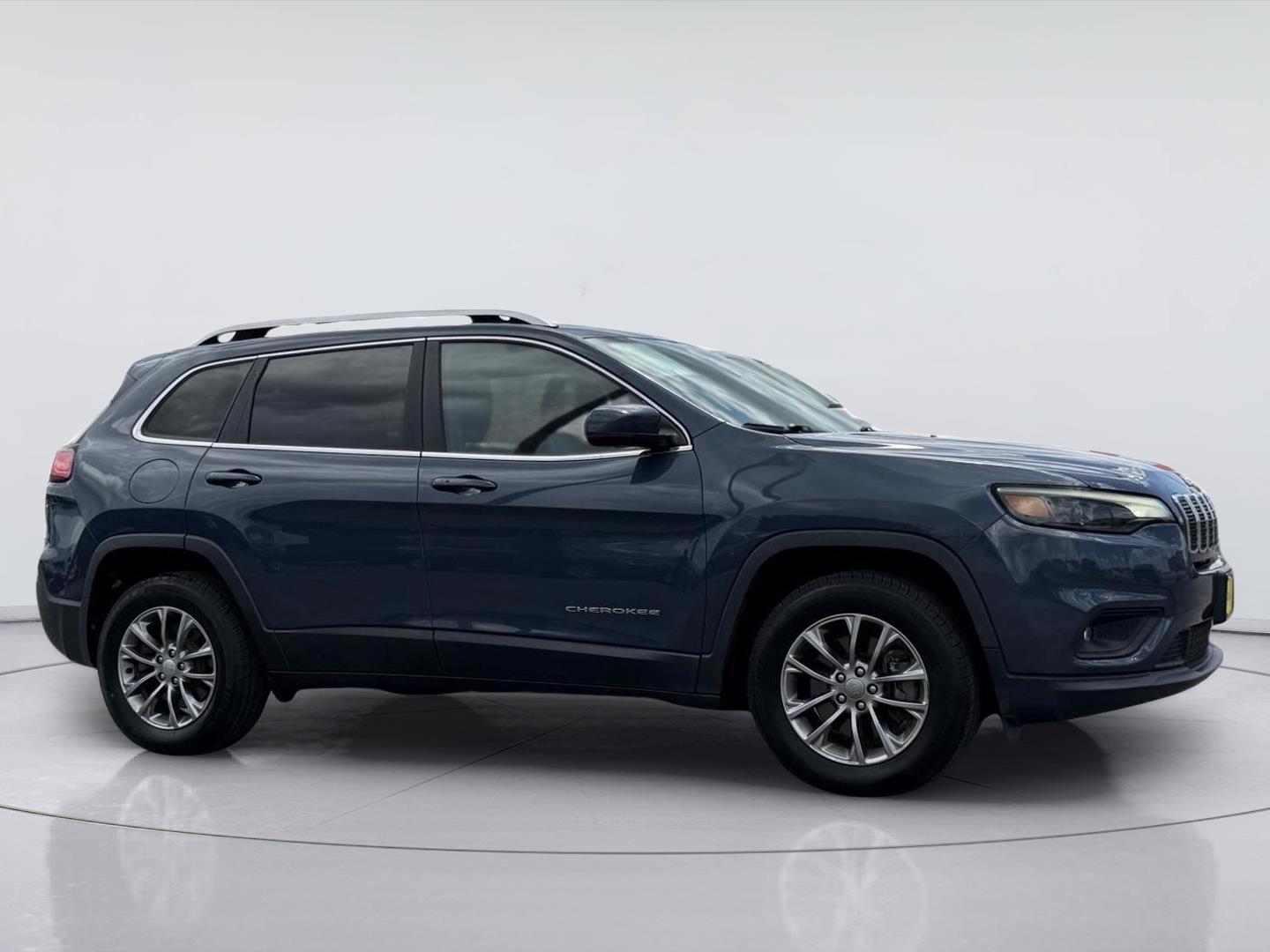 Blue Shade Pearlcoat 2019 Jeep Cherokee SUV / Crossover Four-Wheel Drive 9-Speed Automatic