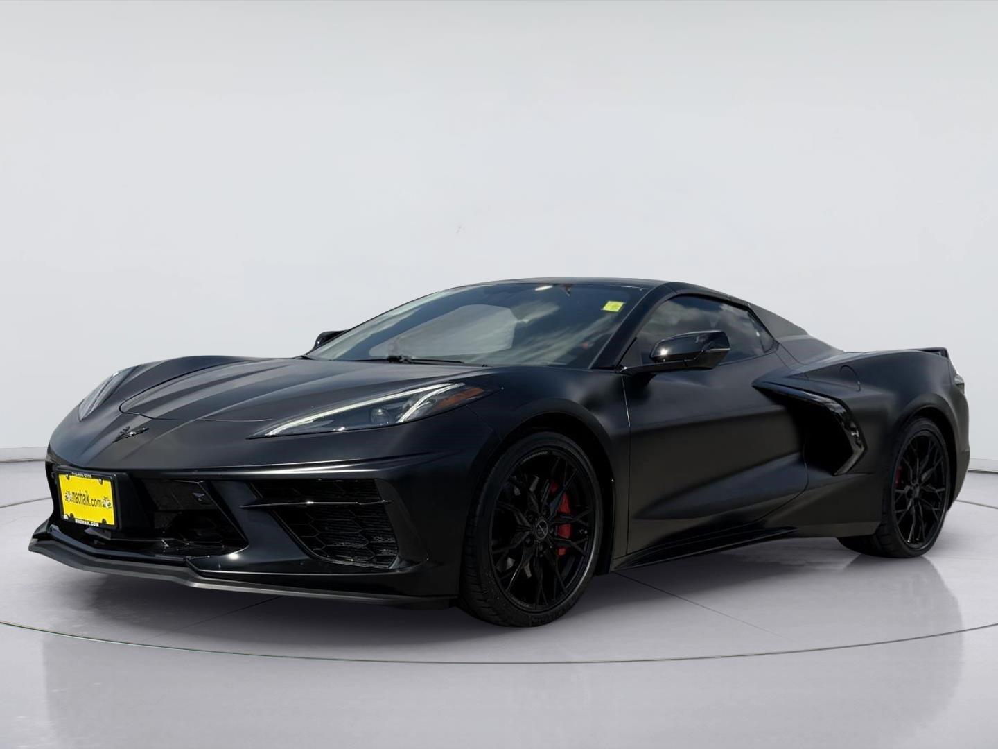 Black 2023 Chevrolet Corvette Convertible Rear-Wheel Drive 8-Speed Dual Clutch