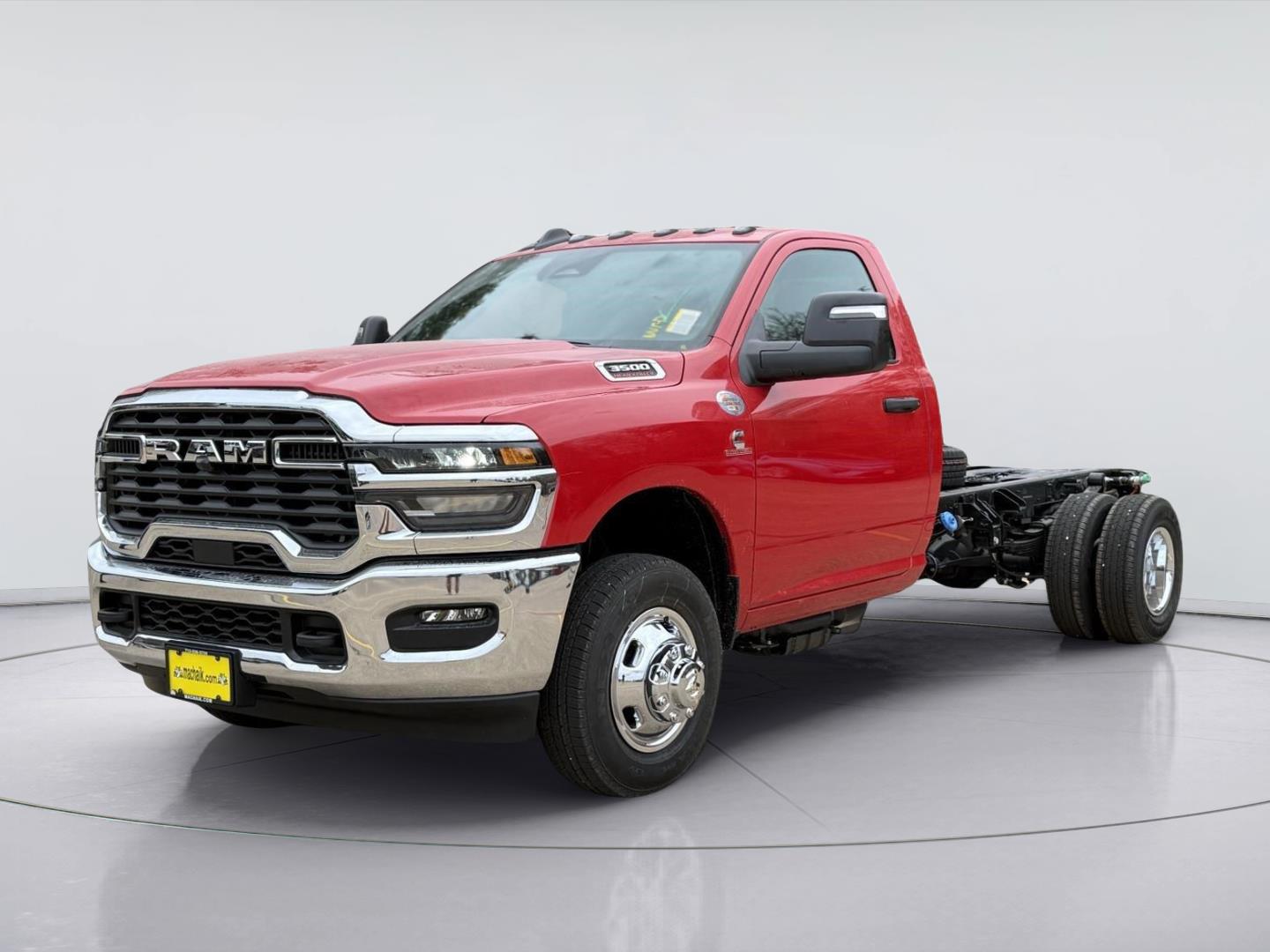 Flame Red Clearcoat 2026 RAM 3500 Chassis Pickup Truck 4X2 8-Speed Automatic