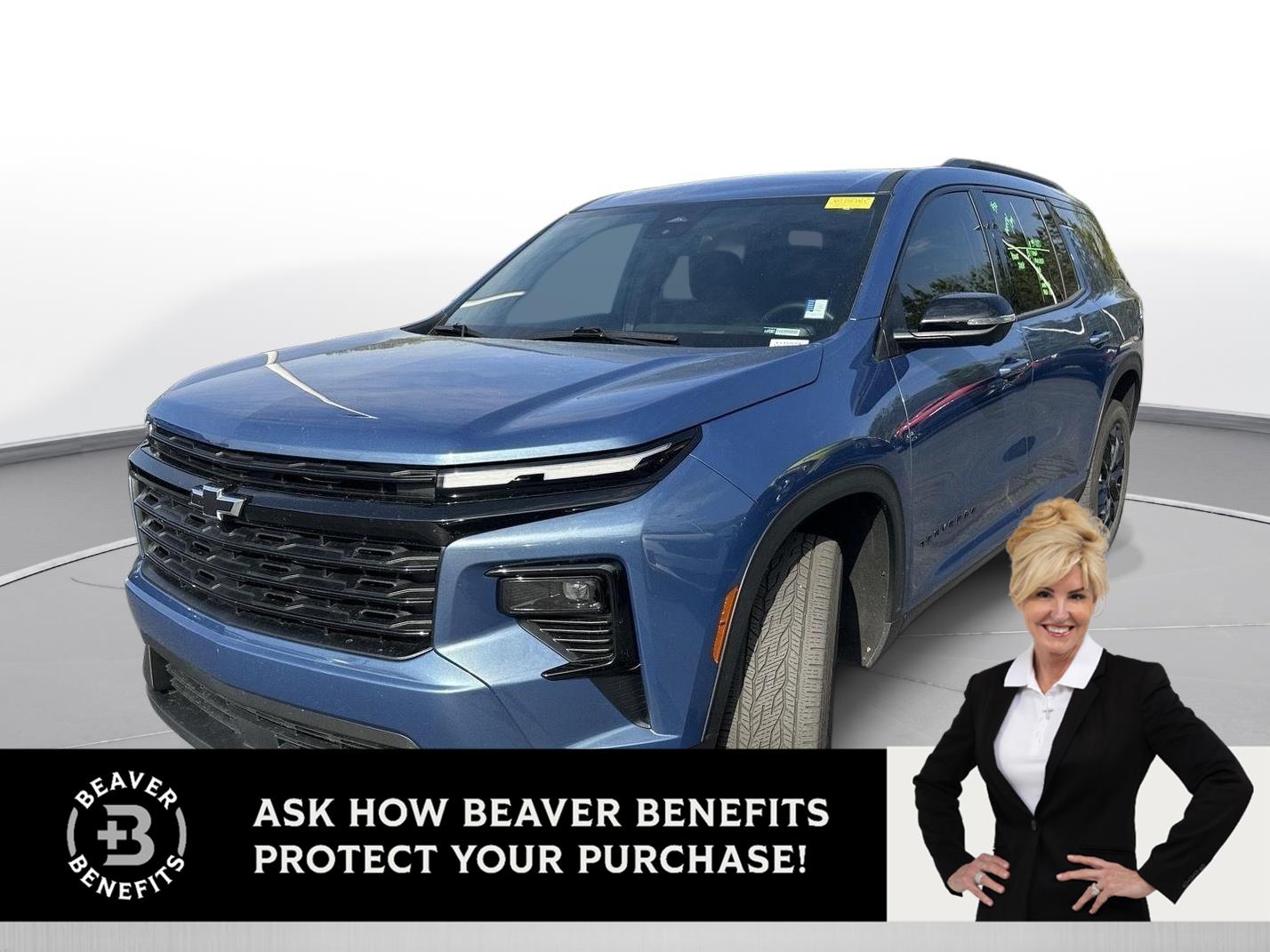 Lakeshore Blue Metallic 2024 Chevrolet Traverse LT FWD SUV / Crossover Front-Wheel Drive 8-Speed Automatic