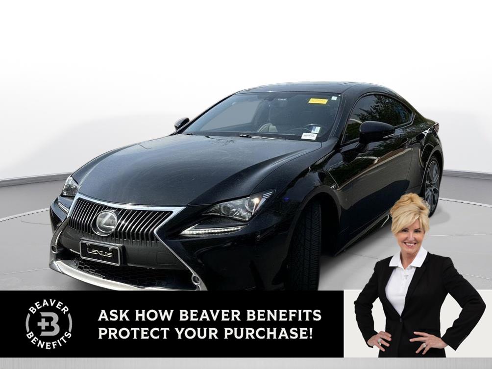 Black (Obsidian) 2015 Lexus RC 350 AWD Coupe All-Wheel Drive Automatic