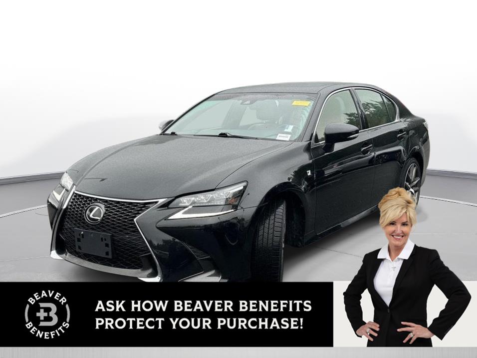 Black (Caviar) 2019 Lexus GS 350 F Sport AWD Sedan All-Wheel Drive Automatic