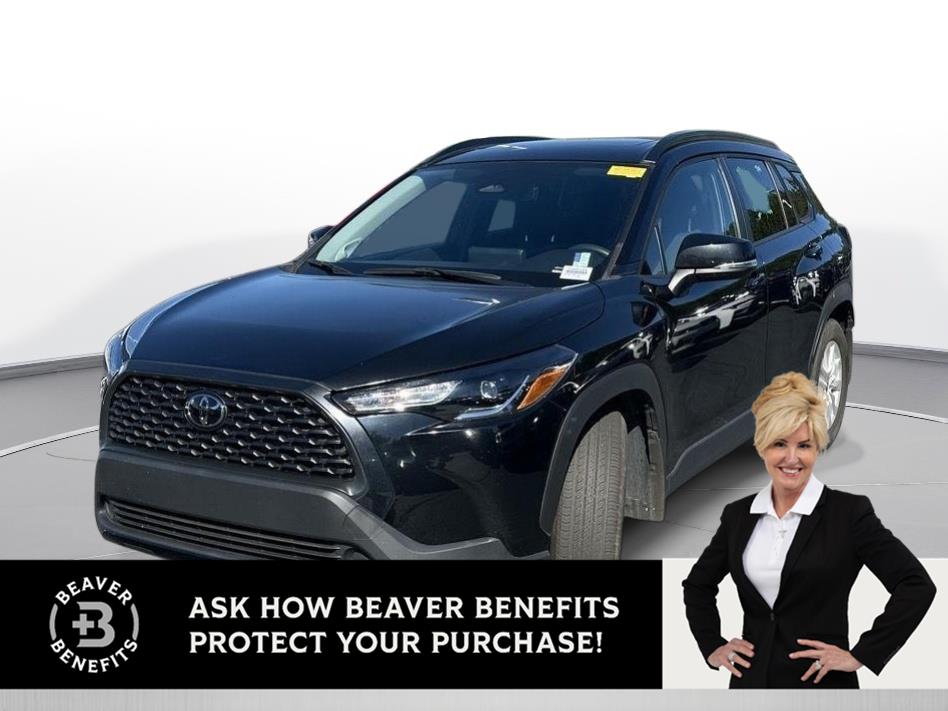Jet Black 2024 Toyota Corolla Cross LE AWD SUV / Crossover All-Wheel Drive Continuously Variable Transmission