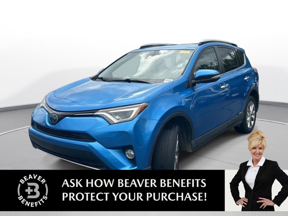 Electric Storm Blue 2016 Toyota RAV4 Hybrid Limited AWD SUV / Crossover All-Wheel Drive Continuously Variable Transmission