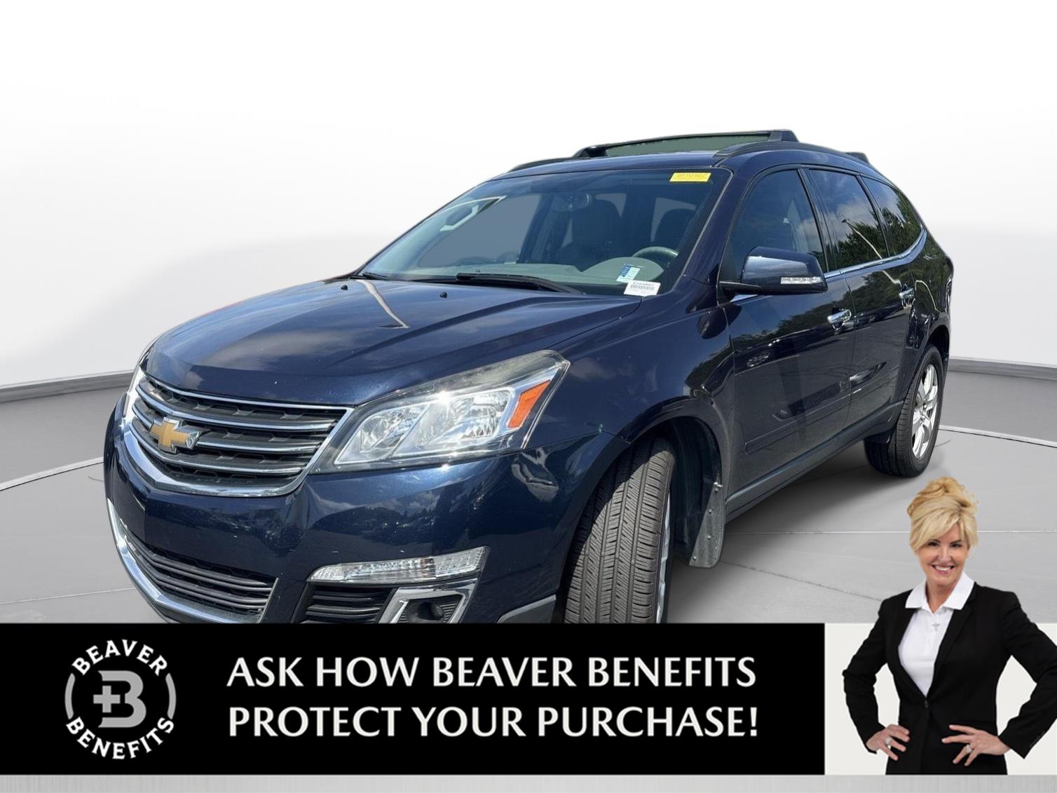 Blue Velvet Metallic 2017 Chevrolet Traverse 1LT FWD SUV / Crossover Front-Wheel Drive 6-Speed Automatic