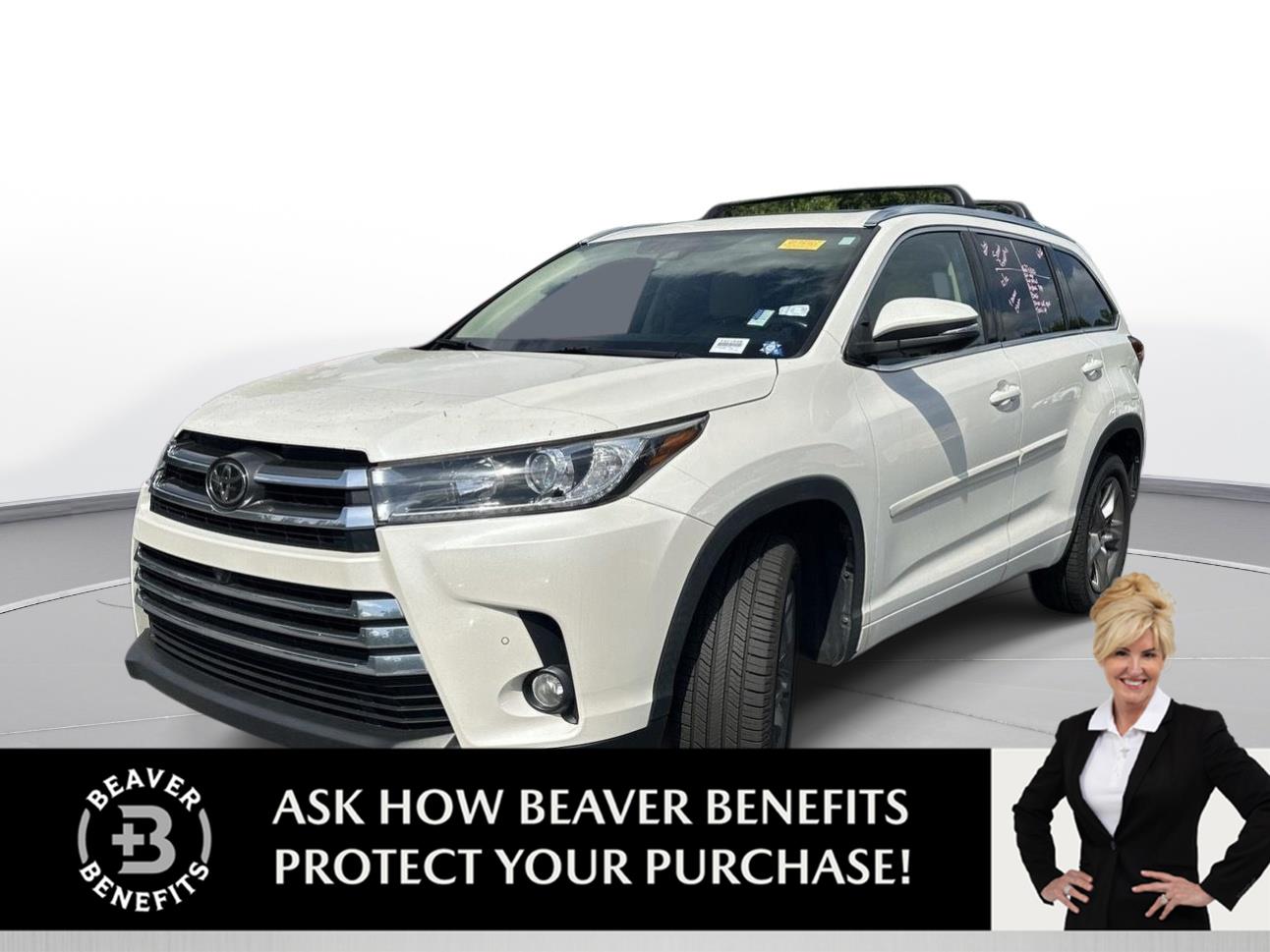 White (Blizzard Pearl) 2017 Toyota Highlander SUV / Crossover Front-Wheel Drive 8-Speed Automatic