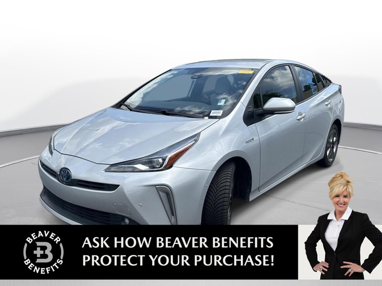 Classic Silver Metallic 2022 Toyota Prius Hatchback Front-Wheel Drive Continuously Variable Transmission