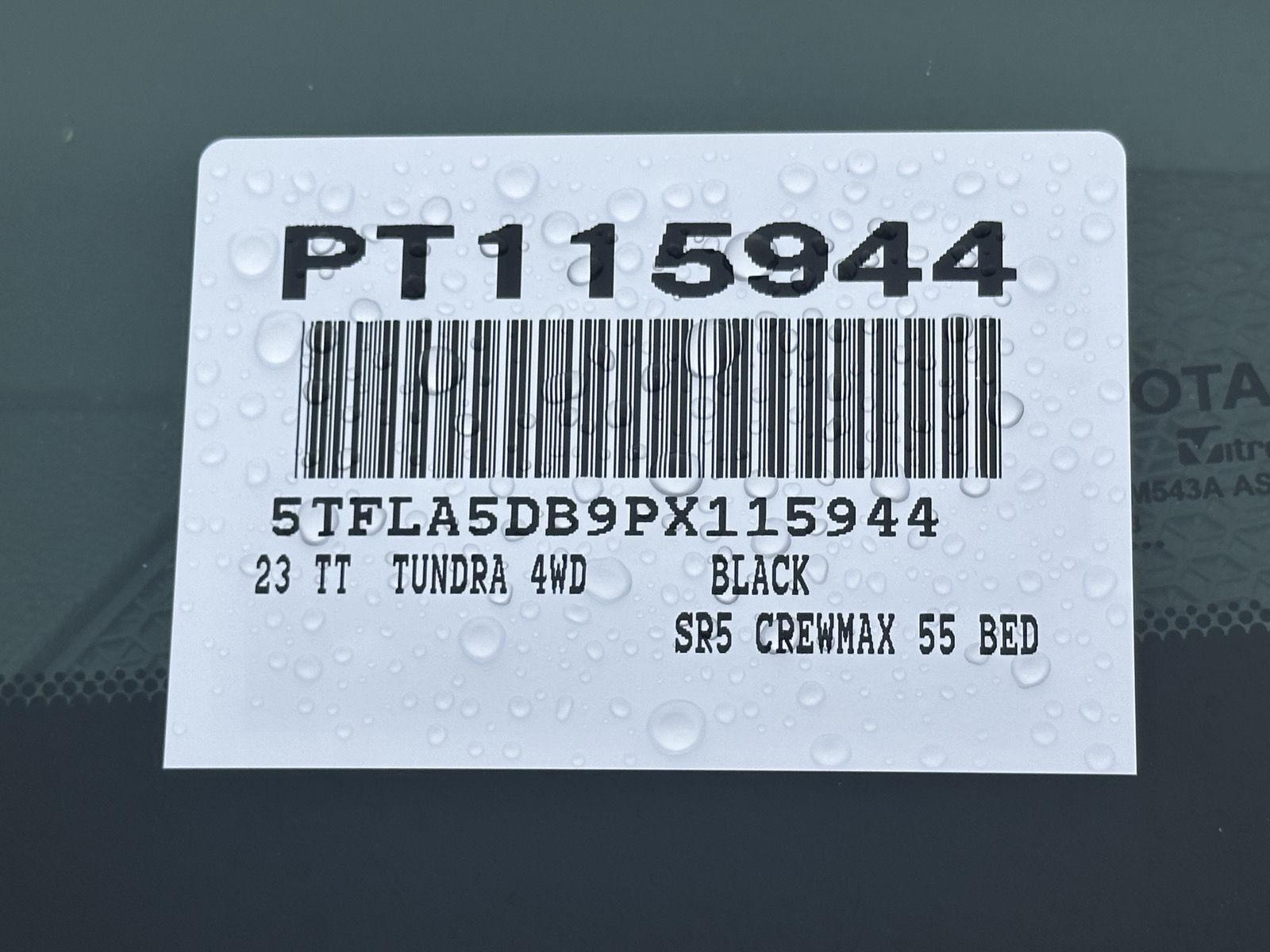 Used 2023 Midnight Black Metallic Toyota SR5 image 15