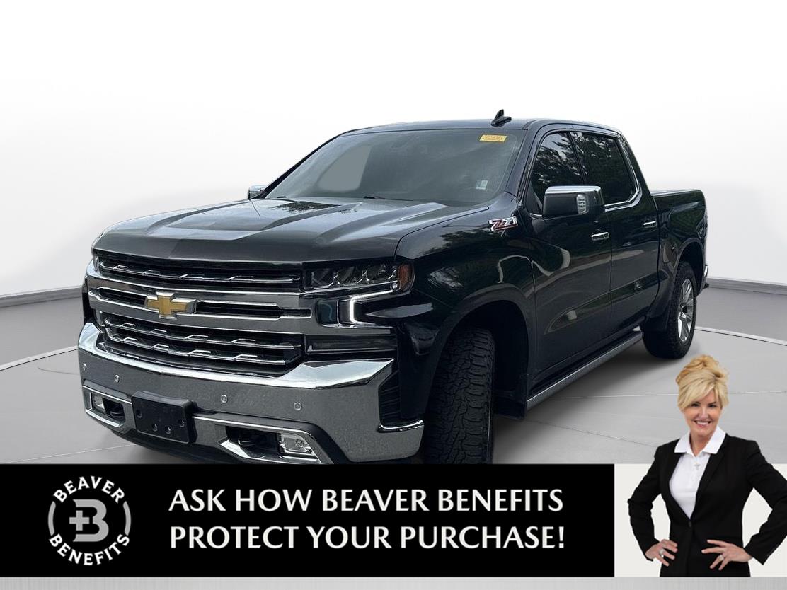 Mosaic Black Metallic 2021 Chevrolet Silverado 1500 Pickup Truck Four-Wheel Drive 8-Speed Automatic