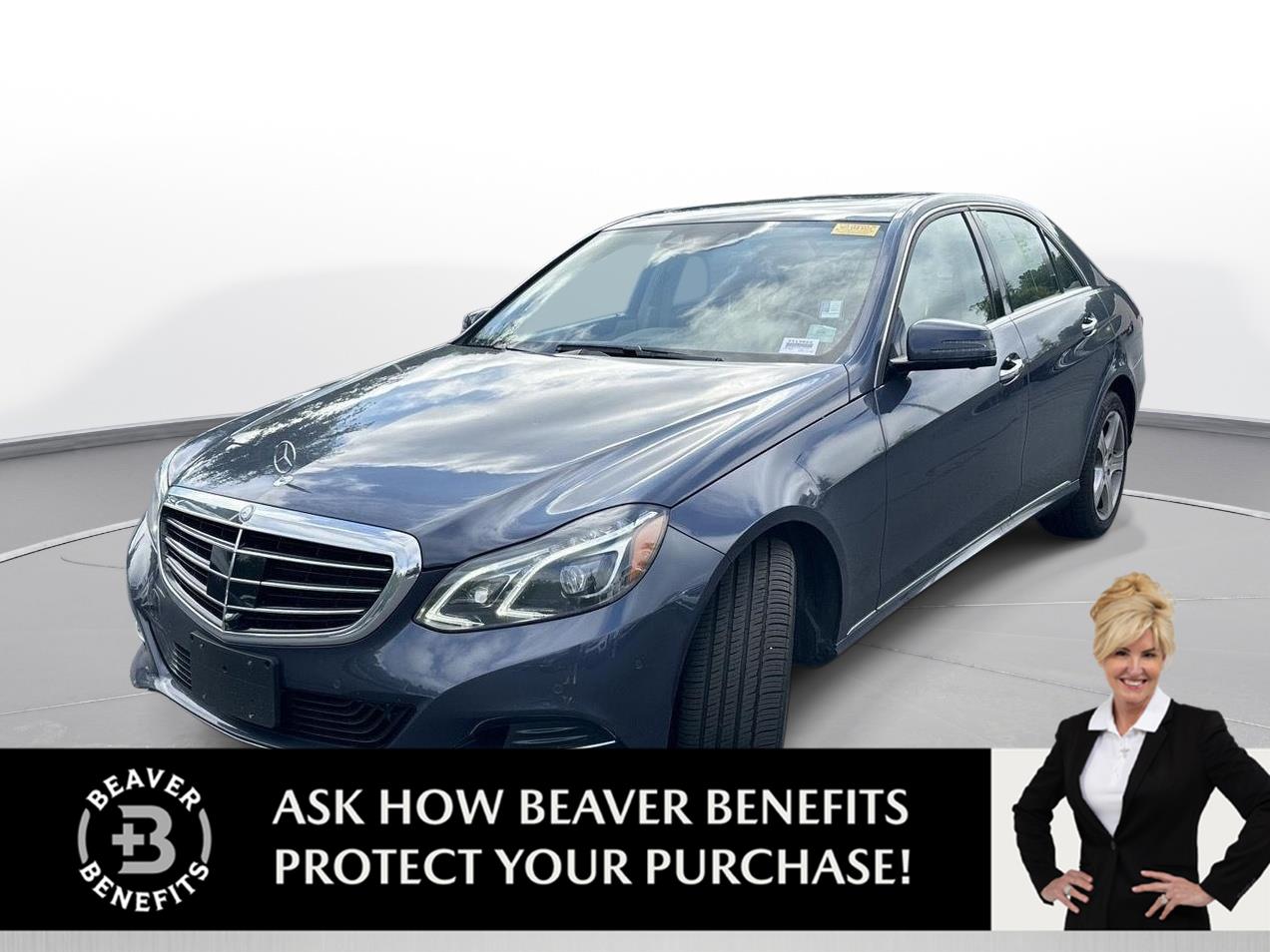 Indigo Blue Metallic 2015 Mercedes-Benz E-Class Sedan Rear-Wheel Drive