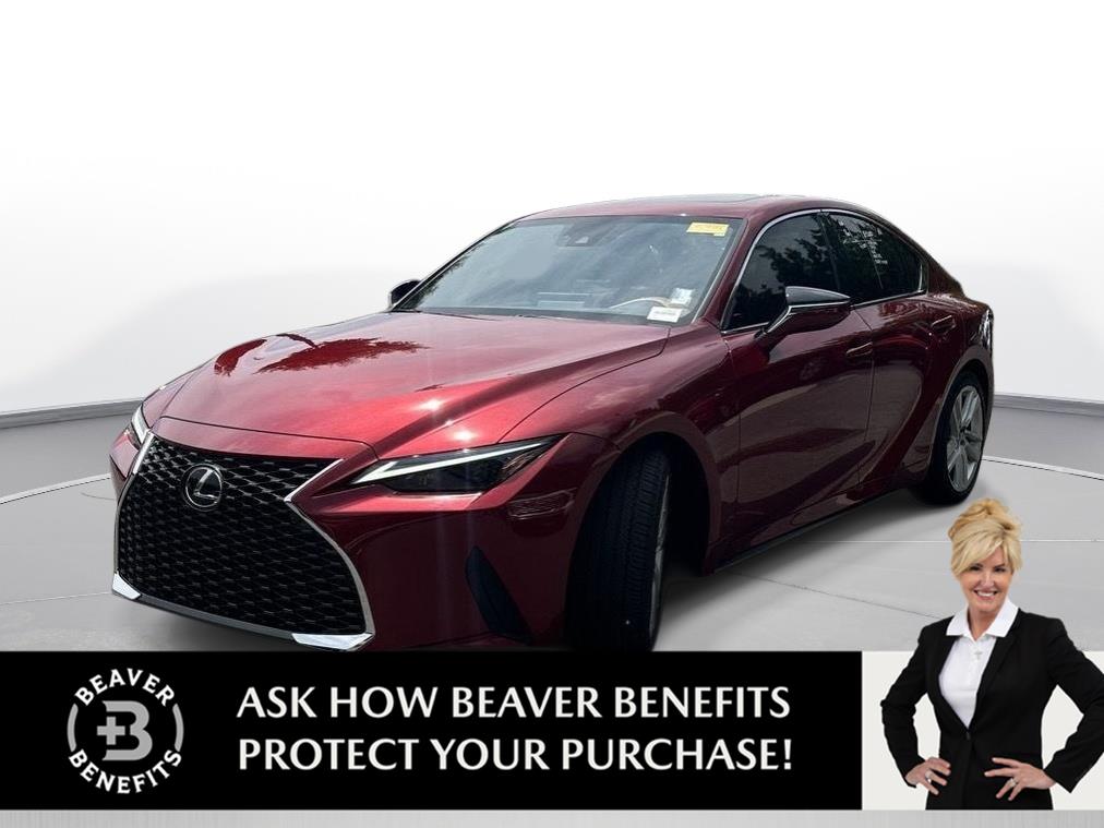 Matador Red Mica 2024 Lexus IS Sedan Rear-Wheel Drive Automatic
