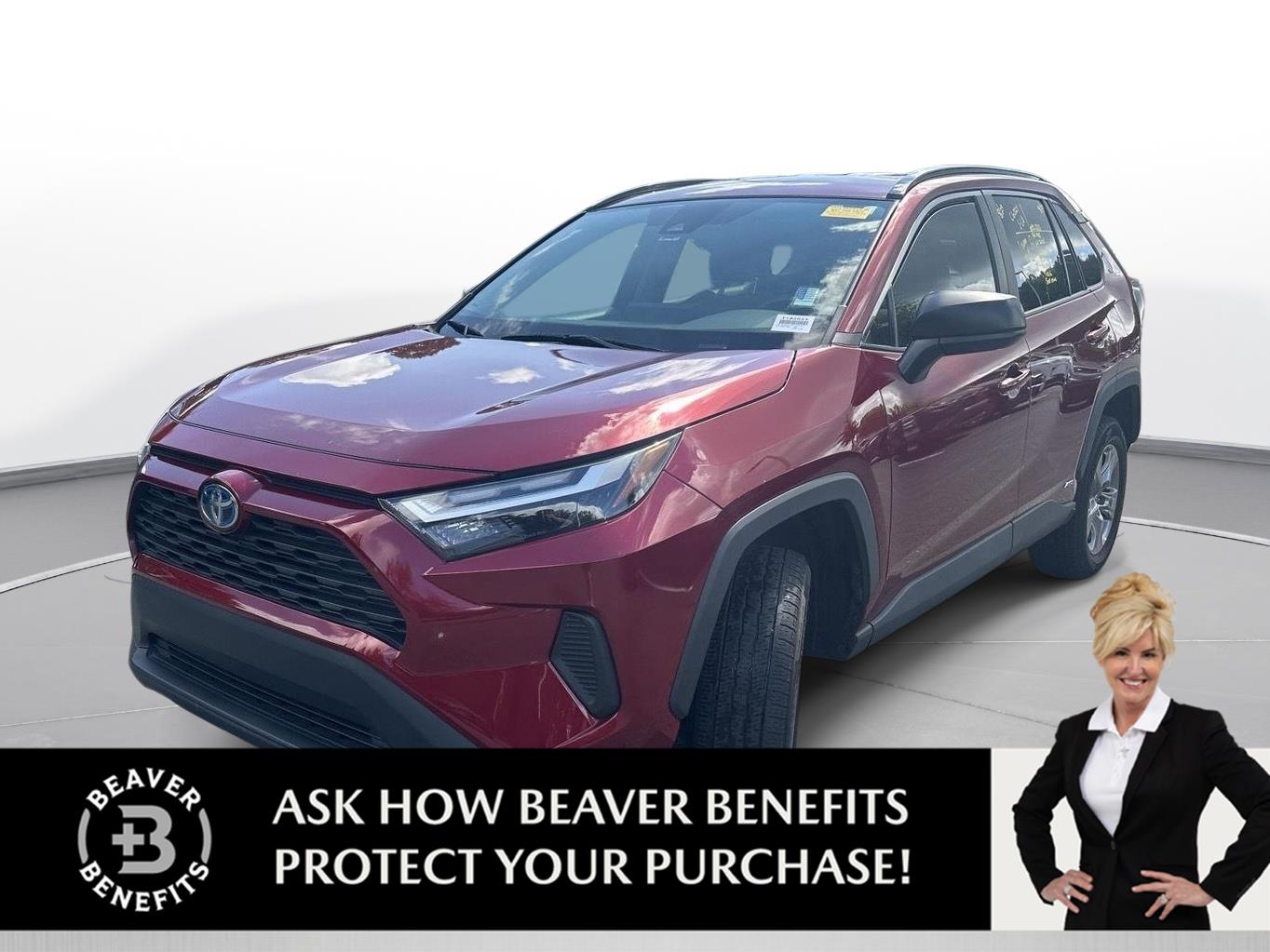 Red (Ruby Flare Pearl) 2023 Toyota RAV4 Hybrid SUV / Crossover All-Wheel Drive Continuously Variable Transmission