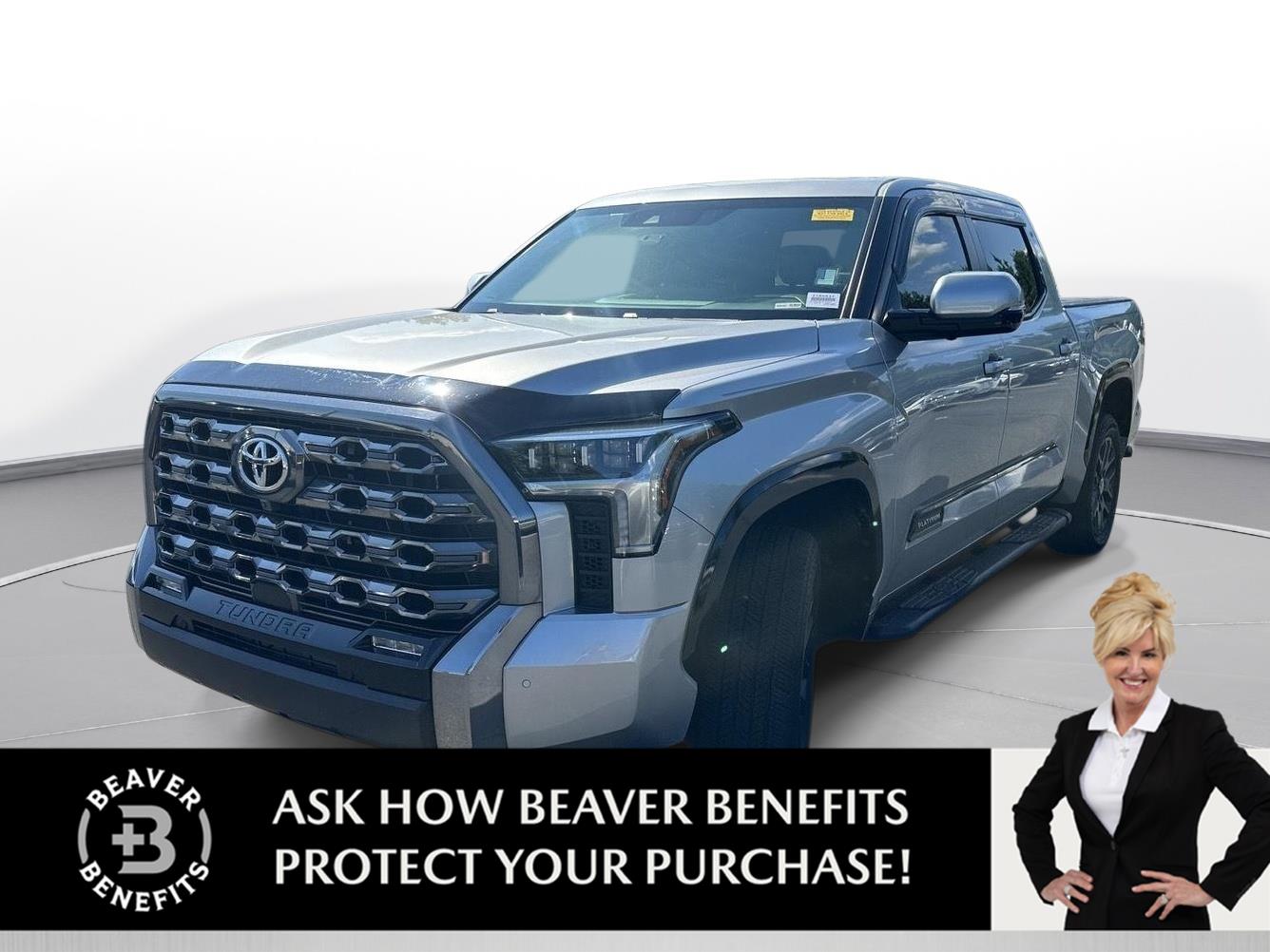 Celestial Silver Metallic 2024 Toyota Tundra Pickup Truck Four-Wheel Drive Automatic