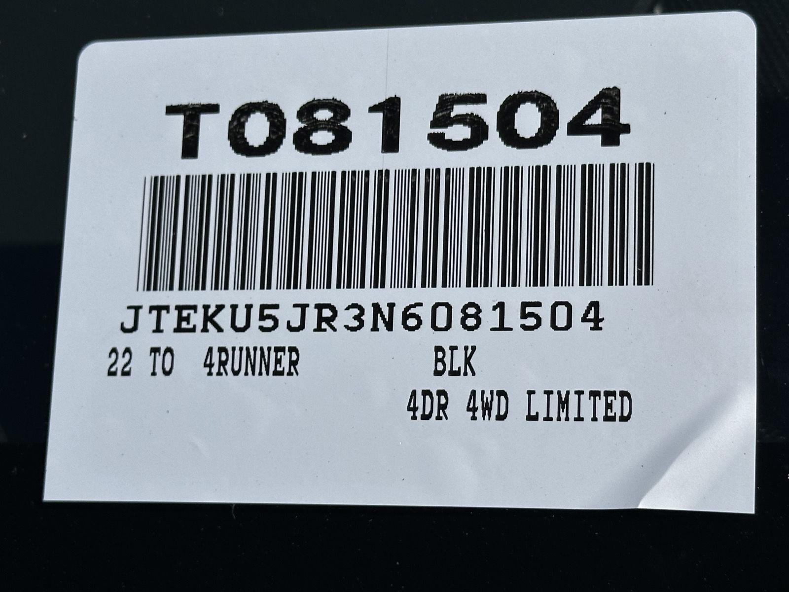 2022 Toyota 4Runner Limited photo 14