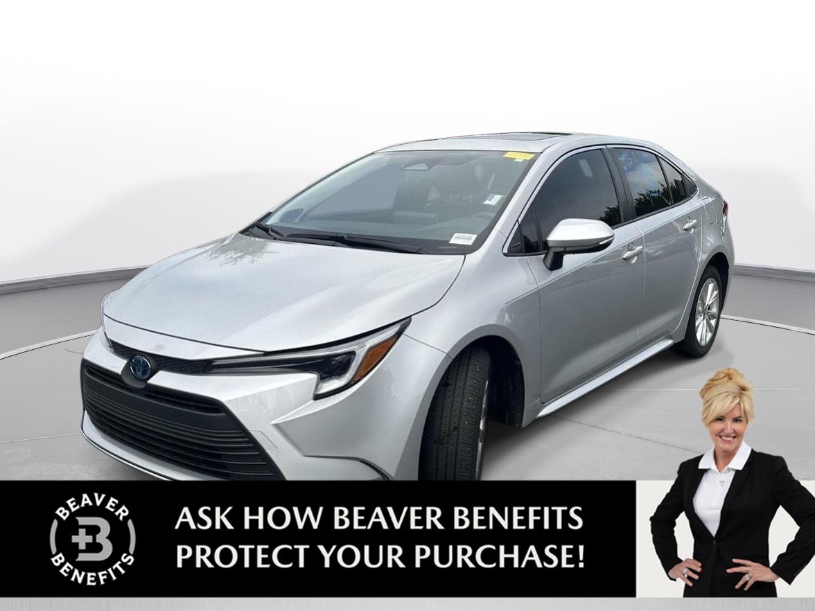 Classic Silver Metallic 2024 Toyota Corolla Hybrid Sedan Front-Wheel Drive Continuously Variable Transmission