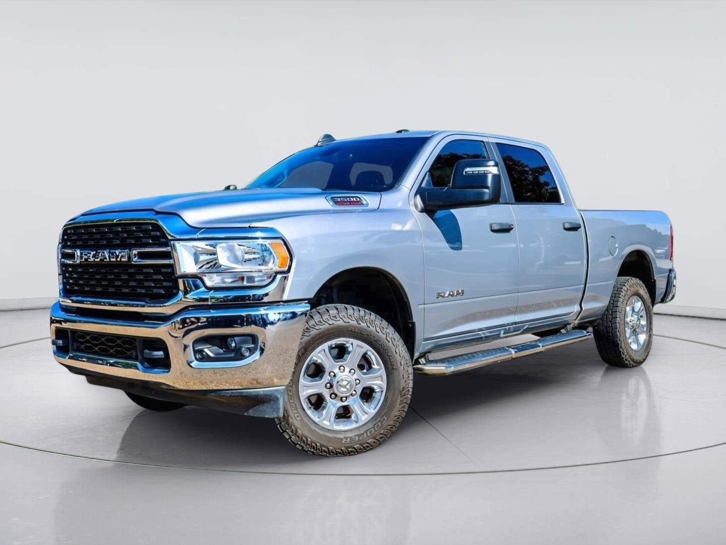 Billet Silver Metallic Clearcoat 2023 RAM 3500 Pickup Truck Four-Wheel Drive 8-Speed Automatic