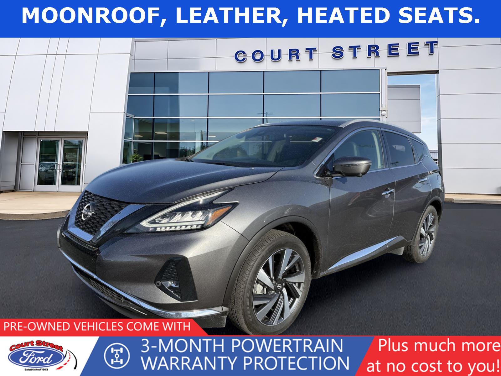 Gray (Gun Metallic) 2023 Nissan Murano SUV / Crossover All-Wheel Drive Continuously Variable Transmission