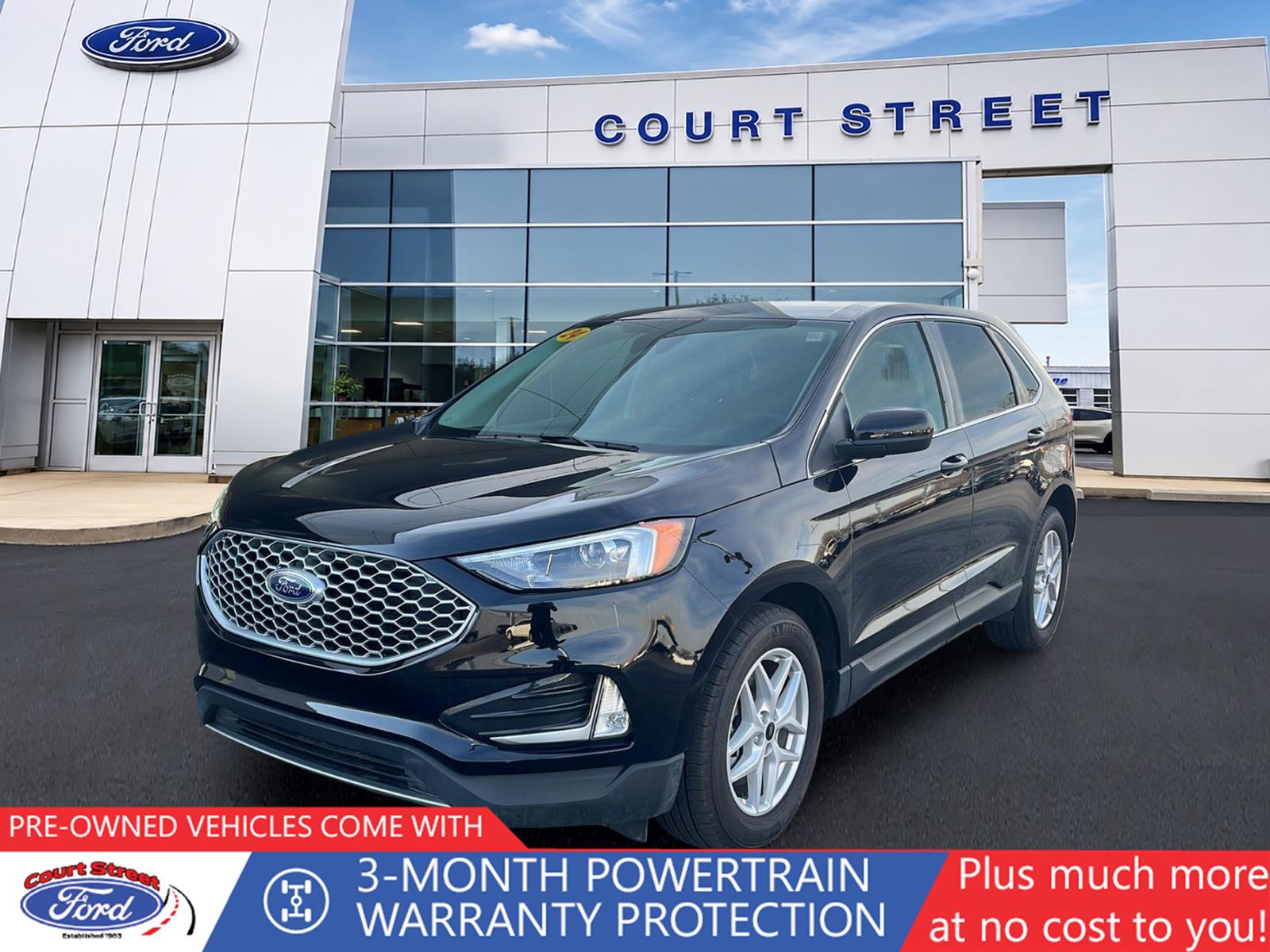 Agate Black 2024 Ford Edge SUV / Crossover All-Wheel Drive 8-Speed Automatic