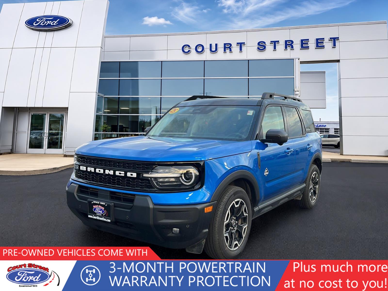 Velocity Blue 2025 Ford Bronco Sport SUV / Crossover All-Wheel Drive 8-Speed Automatic