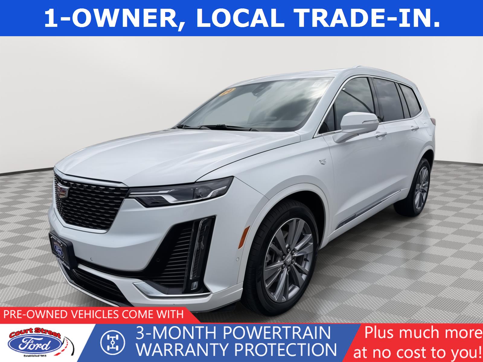 Crystal White Tricoat 2024 Cadillac XT6 Premium Luxury AWD SUV / Crossover Four-Wheel Drive 9-Speed Automatic