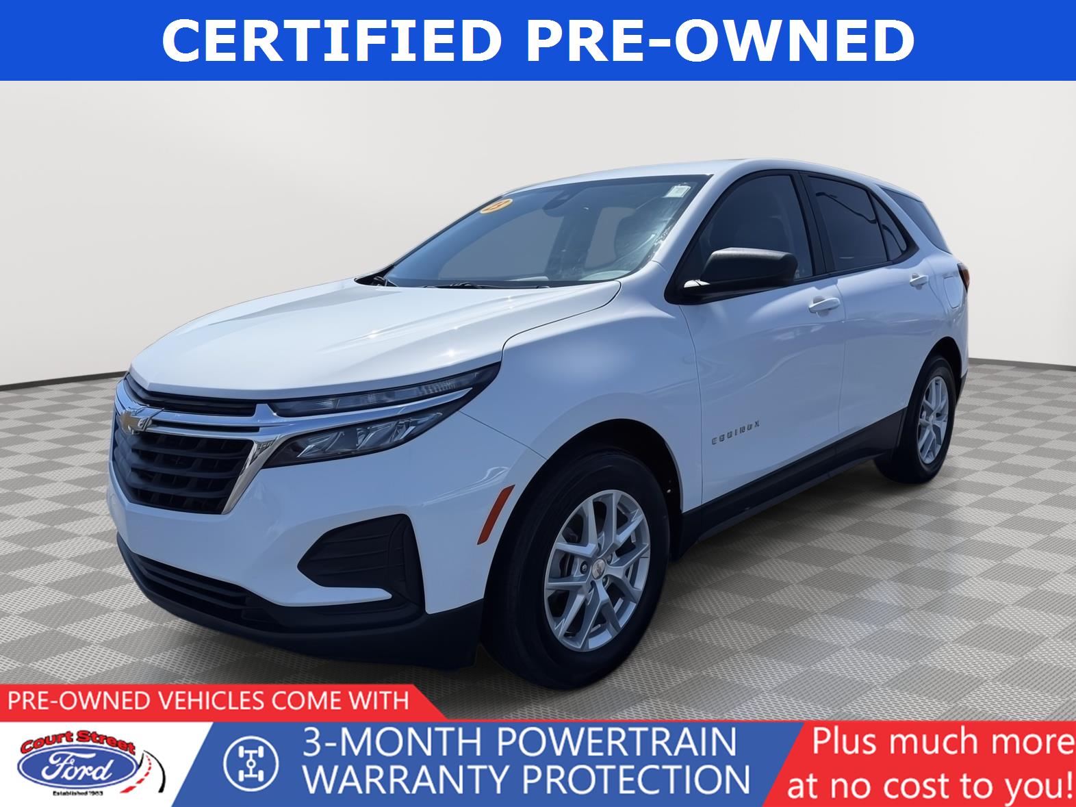 Summit White 2023 Chevrolet Equinox LS FWD with 1LS SUV / Crossover Front-Wheel Drive 6-Speed Automatic Overdrive