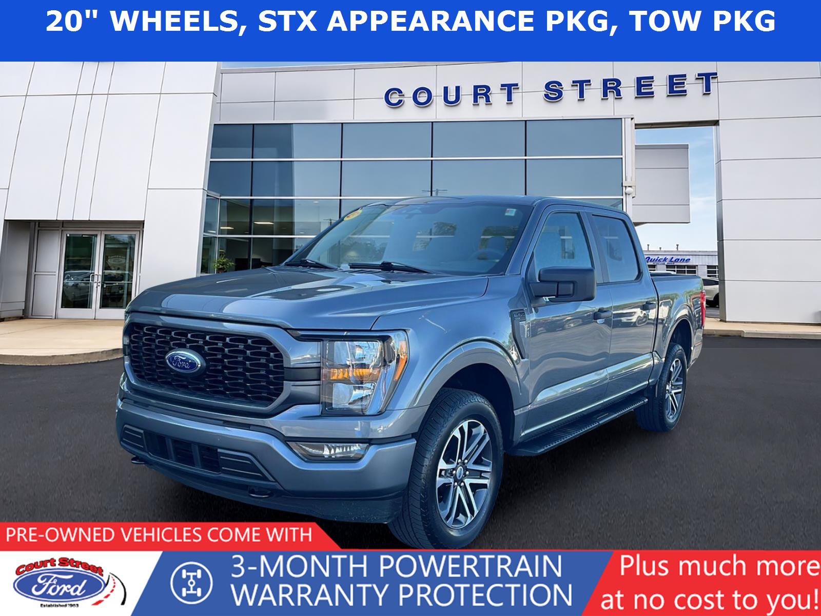 Carbonized Gray Metallic 2023 Ford F-150 Pickup Truck Four-Wheel Drive Automatic