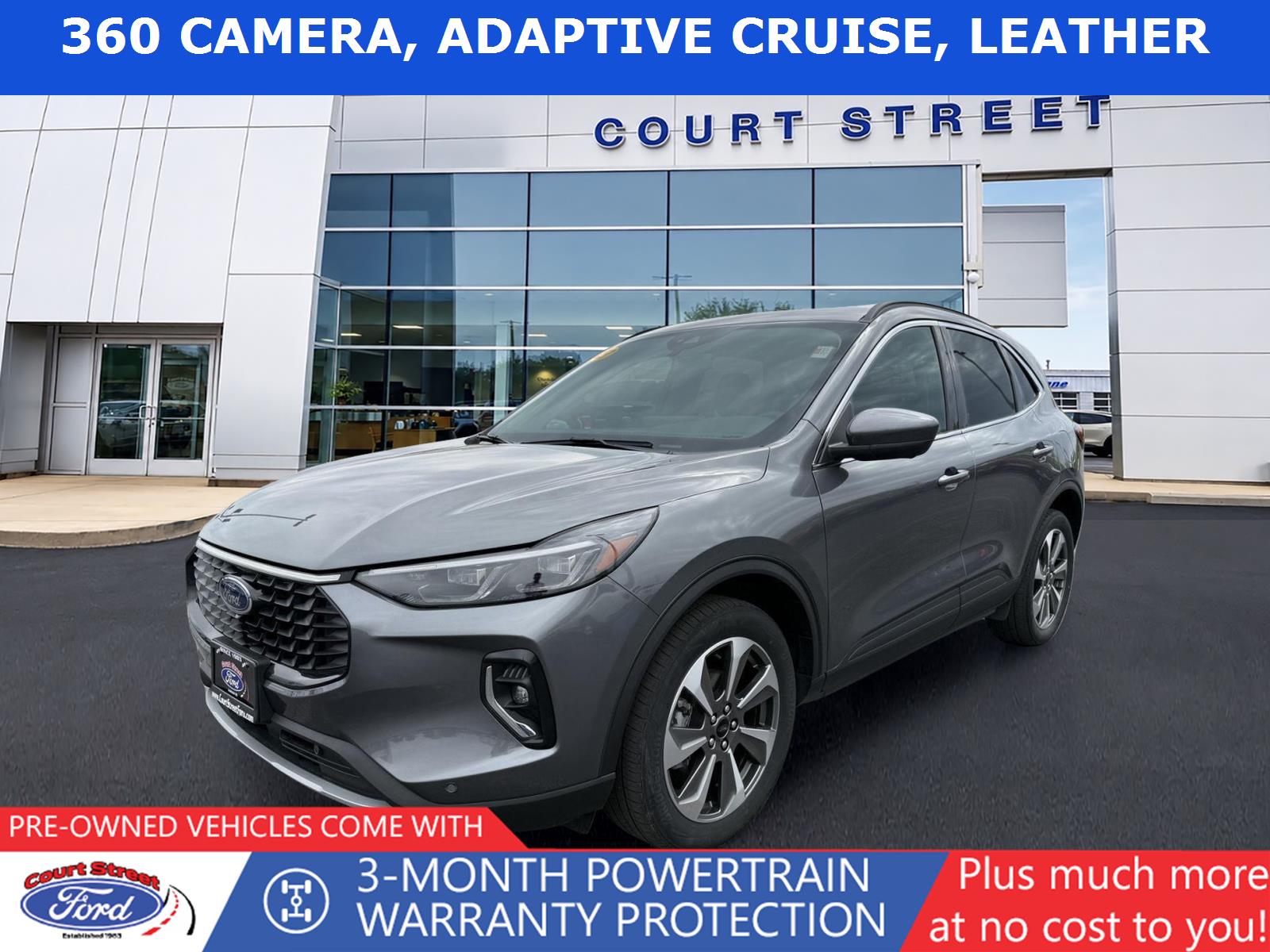 Carbonized Gray 2023 Ford Escape SUV / Crossover All-Wheel Drive 8-Speed Automatic