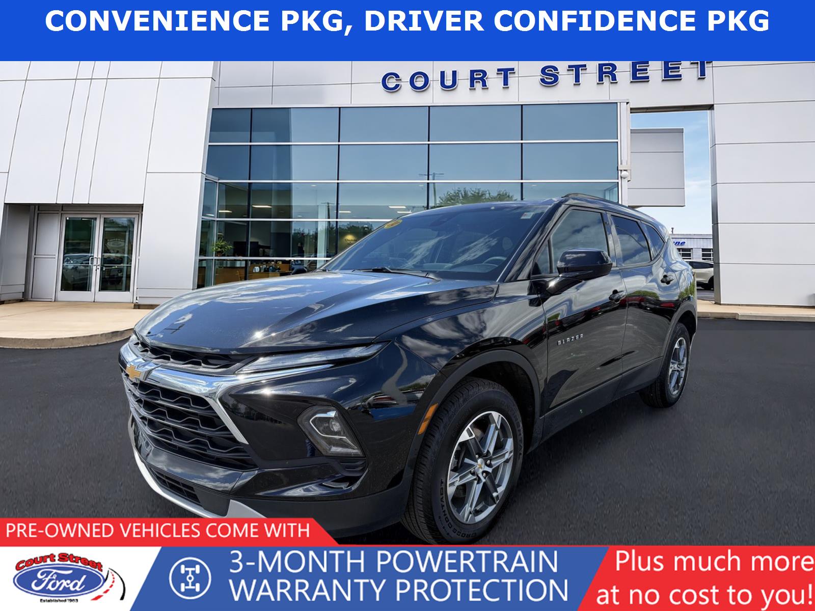 Black 2024 Chevrolet Blazer SUV / Crossover All-Wheel Drive 9-Speed Automatic