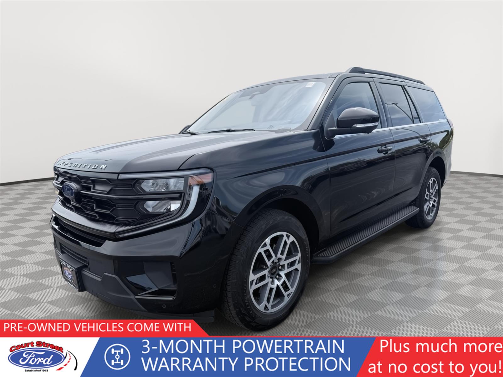 Agate Black 2025 Ford Expedition Active 4WD SUV / Crossover Four-Wheel Drive Automatic
