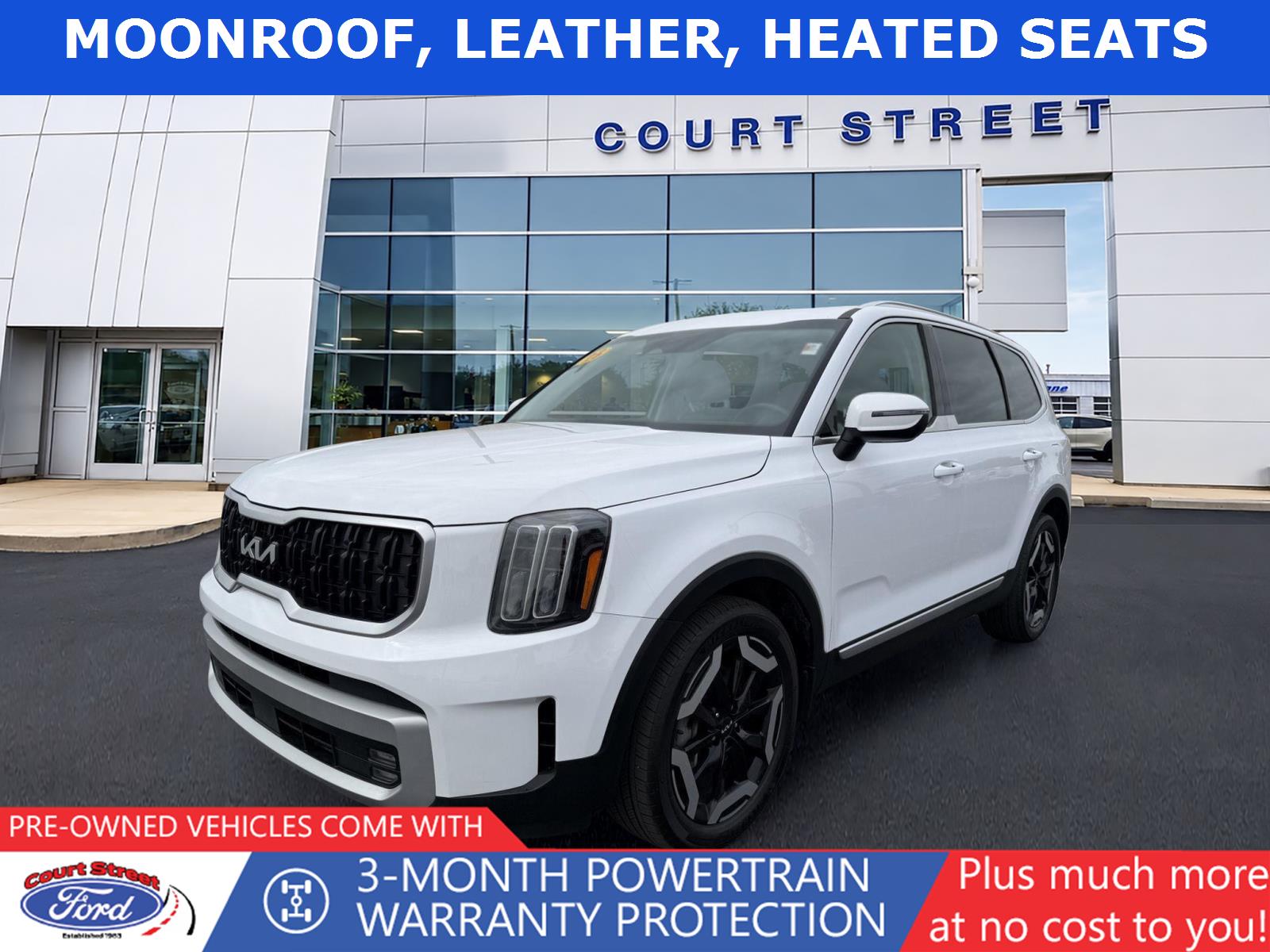 Glacial White Pearl 2023 Kia Telluride SUV / Crossover All-Wheel Drive Automatic
