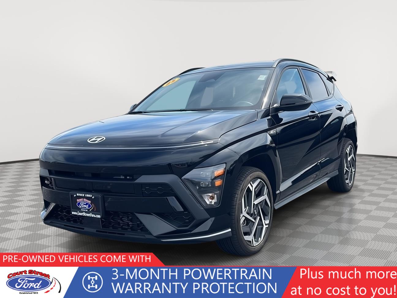 Abyss Black Pearl 2025 Hyundai Kona N Line AWD SUV / Crossover All-Wheel Drive Automatic