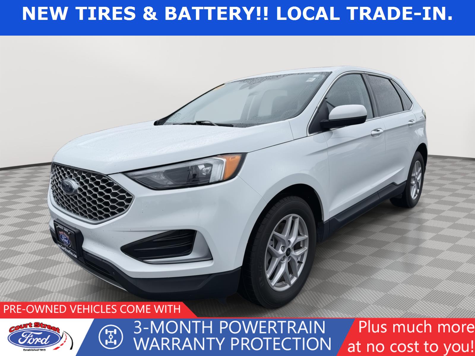 Oxford White 2024 Ford Edge SEL AWD SUV / Crossover All-Wheel Drive 8-Speed Automatic