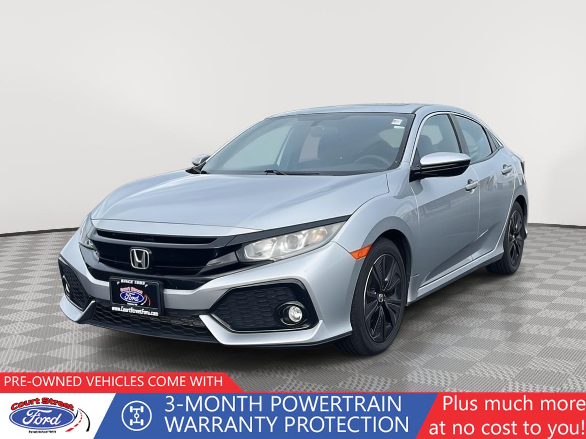 Lunar Silver Metallic 2018 Honda Civic Hatchback EX FWD Hatchback Front-Wheel Drive Continuously Variable Transmission