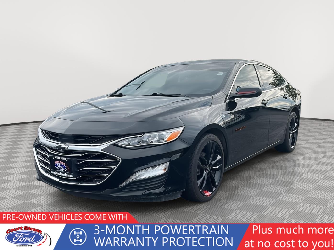 Mosaic Black Metallic 2023 Chevrolet Malibu LT with 2LT FWD Sedan Front-Wheel Drive Continuously Variable Transmission