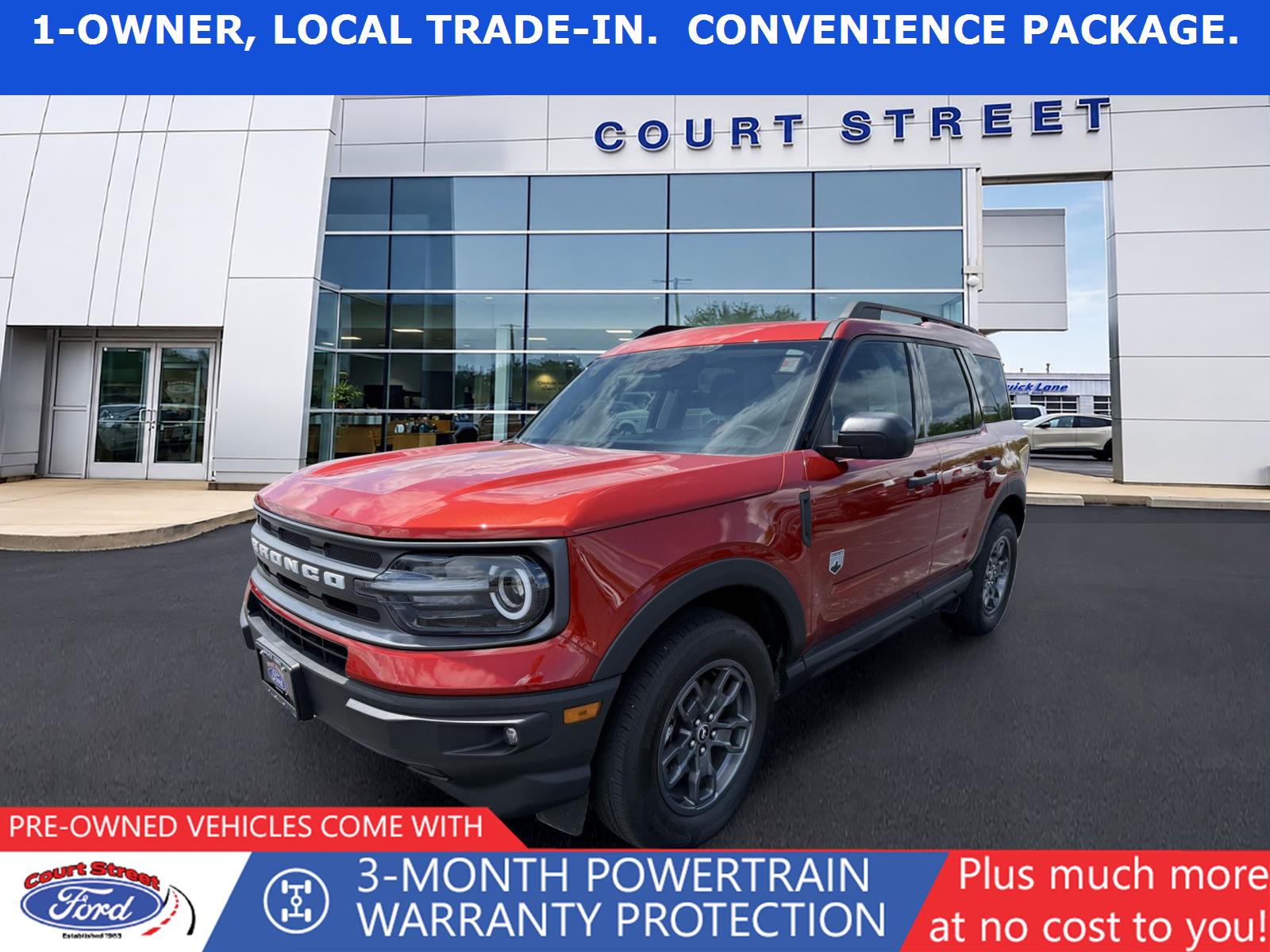 Hot Pepper Red Tinted Clearcoat 2024 Ford Bronco Sport SUV / Crossover All-Wheel Drive 8-Speed Automatic