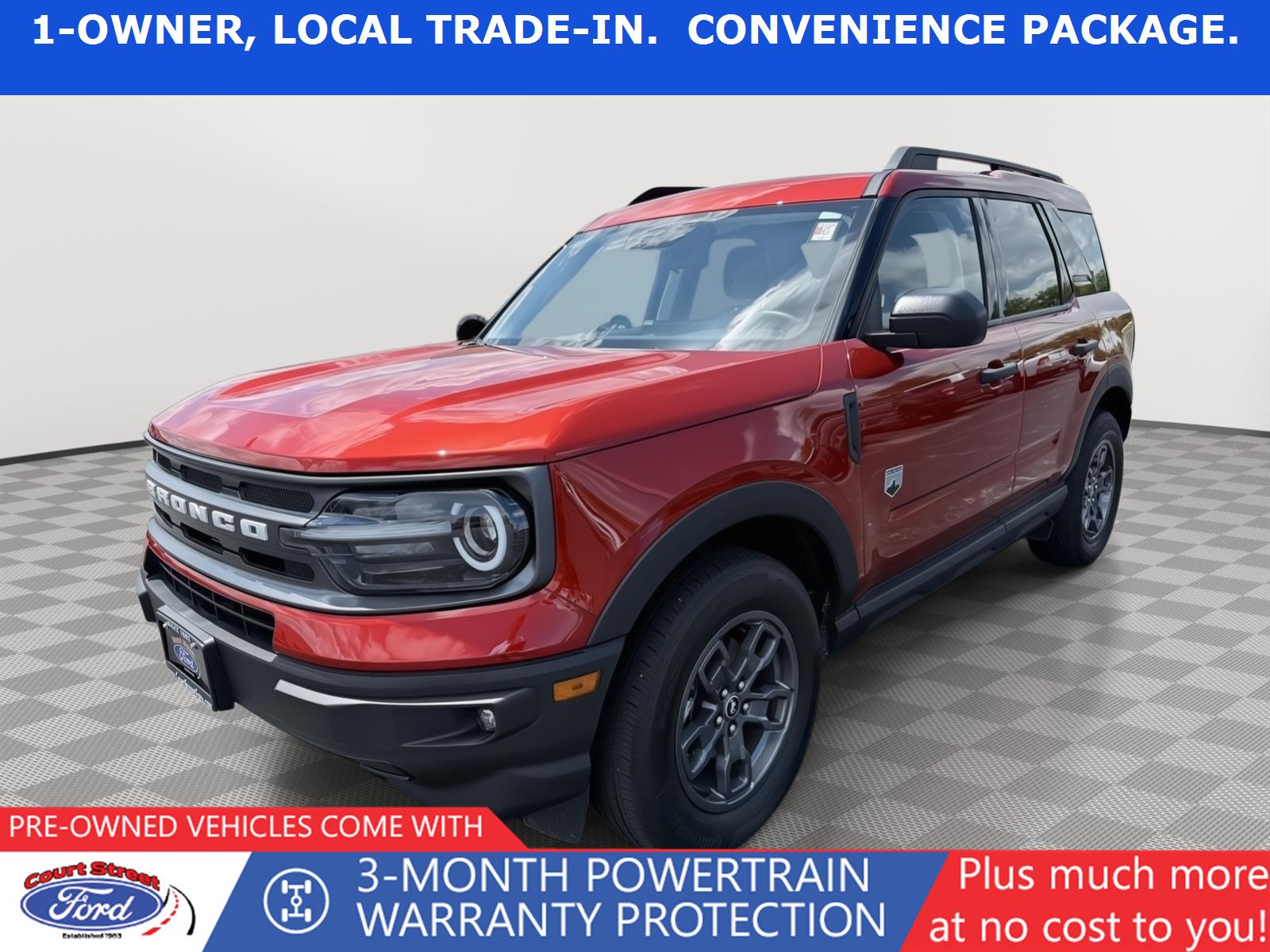 Hot Pepper Red Tinted Clearcoat 2024 Ford Bronco Sport SUV / Crossover All-Wheel Drive 8-Speed Automatic
